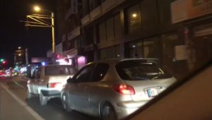 Bursa caddelerinde tampon tampona yolculuk kameralara yansıdı