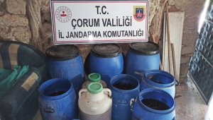 Çorum'da 2 bin 653 litre kaçak içki ele geçirildi