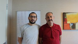 Doktor oğuldan, babasına hayat hediyesi