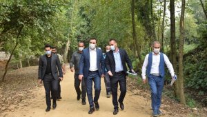 Döngel Vadisi mesire alanına yeni yürüyüş yolları yapılıyor