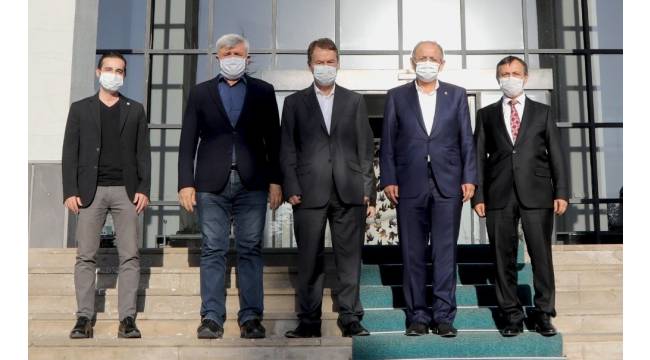 ERÜ'de, AK Parti Genel Başkan Yardımcısı Mehmet Özhaseki'nin Katılımı ile Hastane Bölgesi İyileştirme Projesi Toplantısı yapıldı