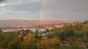 Eskişehir'de gökkuşağı güzelliği