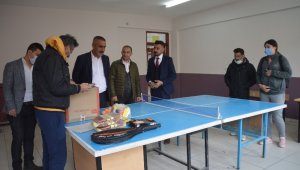 Gençlik Spor İlçe Müdürü Güzel, Köy okulunu ziyaret etti