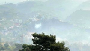 Hatay'daki yangına sabahın ilk ışıklarıyla havadan müdahale