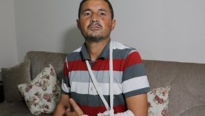 İşitme engelli adama cadde ortasında feci dayak