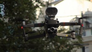 İstiklal Caddesinde drone destekli korona virüs denetimi
