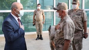 Jandarma Genel Komutanı Orgeneral Çetin, Vali Demirtaş ile bir araya geldi