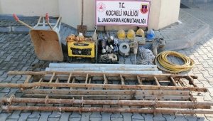 Dilovası'nda Kaçak define avcıları suçüstü yakalandı