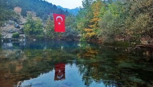 Kahramanmaraş'taki Gizemli göle yoğun ilgi