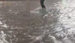 Karaköy'de su baskını yaşandı
