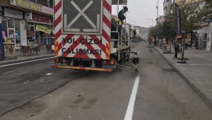 Kars'ta yapımı tamamlanan yollar çiziliyor