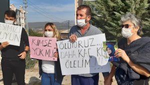 Kazaların yoğun olduğu kavşakta eylem