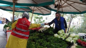 Keçiören'de öz kaynaklarla dezenfektan üretilip dağıtılıyor
