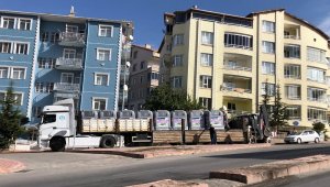 Kırşehir Belediyesi kentte çöp konteynırı uygulamasını başlattı