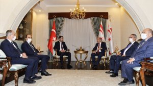 KKTC Cumhurbaşkanı Tatar, Çevre ve Şehircilik Bakanı Kurum'u kabul etti