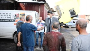 Kocaman'dan sanayi sitesi işçilerine ziyaret