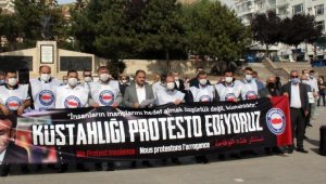 Macron Yozgat'ta protesto edildi