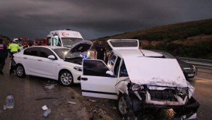 Manisa Kula'da zincirleme trafik kazası: 4 yaralı