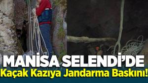 Manisa Selendi'de define kazısına jandarma operasyonu