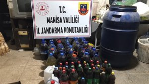 Manisa'da 4 bin 200 litre sahte içki ele geçirildi