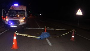Manisa'da otomobilin çarptığı yaya öldü