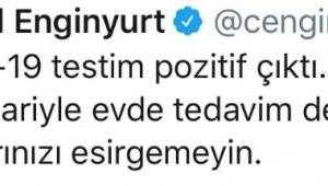 Milletvekili Enginyurt, korona virüse yakalandığını duyurdu