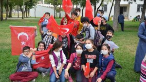 Minik kursiyerler Cumhuriyet Bayramını kutladı