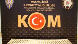 Muş'ta polis ekipleri 200 sikke ele geçirdi