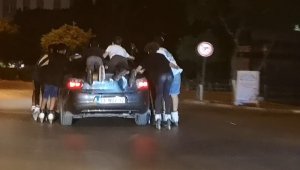 Ne koronayı ne trafiği umursamadılar