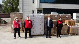Pandemi sürecinde sağlıkçılara 150 bin koruyucu sağlık malzemesi desteği