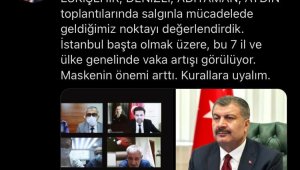 Sağlık Bakanı Koca'nın 2 haftadır dikkat çeken Denizli uyarısı