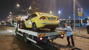 Taksicilere yönelik denetim yapıldı