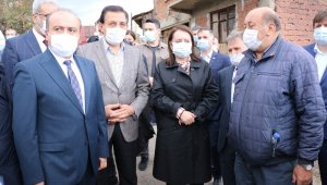 Tarım ve Orman Bakan Yardımcısı, Bolu'daki afetzedeleri ziyaret etti