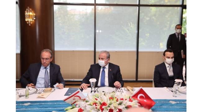 TBMM Başkanı Şentop, KKTC Cumhurbaşkanı Tatar ile görüştü
