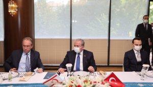 TBMM Başkanı Şentop, KKTC Cumhurbaşkanı Tatar ile görüştü