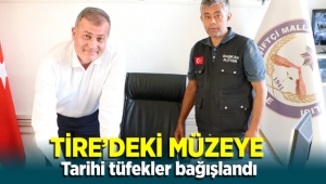 Tire Kuvayı Milliye ve Zeybek Müzesi'ne Tarihi Bağış geldi