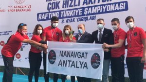 Türkiye Rafting Şampiyonasına Manavgat damgası