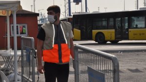 Üsküdar'da toplu taşıma araçları dezenfekte edildi