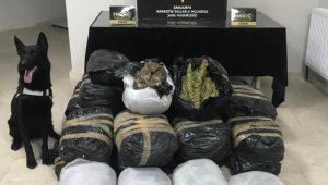 Uyuşturucu operasyonunda 135 kilogram esrar ele geçirildi