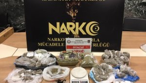 Uyuşturucu operasyonunda 2 kilogramın üzerinde bonzai ele geçirildi