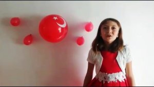 Uzaktan eğitim öğrencilerinin 29 Cumhuriyet Bayramı kutlaması