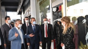 Vali Yazıcı Kemer'de incelemelerde bulundu