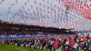 Van'da Cumhurbaşkanı Erdoğan heyecanı