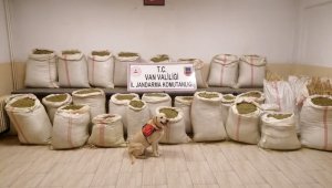 Van'da çuval çuval esrar ele geçirildi