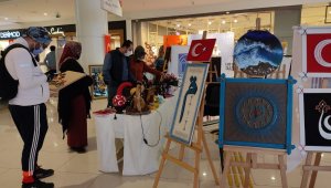 Van'da sedef kakma ve epoxy sergisi