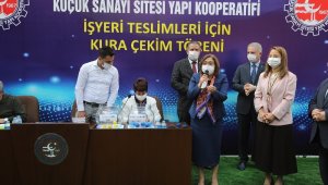 Yapımı tamamlanan 82 iş yeri için kuralar çekildi