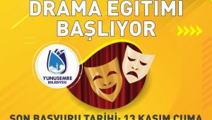 Yunusemre Kent Tiyatrosu'nda drama eğitimi başlıyor
