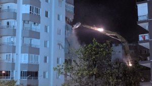 10 katlı Yılmaz Erbek apartmanında yıkım başladı