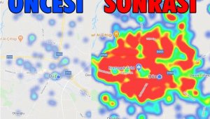 120 günde Düzce kıpkırmızı oldu
