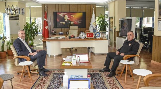 Albay Çekiç'ten Başkan Özkan'a iade-i ziyaret